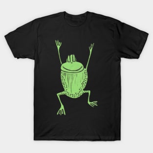 Frog, A Jumping green Frog! T-Shirt